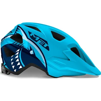 Cyklistická přilba Helma dětská MET ELDAR žralok/modrá 52/57cm
