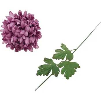 umělá květina Chryzantéma lila 65 cm, sada 6ks