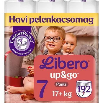 Plenkové kalhoty Libero Monthly Pack Up&Go Big Pack vel. 7 (192 ks)