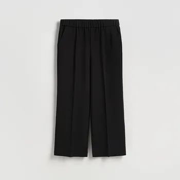 Reserved - Kalhoty s nažehlenými puky - černý - 497GG-99X - 497GG-99X-XXL