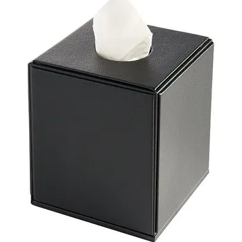 Úložný box Corby Highland Zásobník na kapesníky z PU kůže, krychlový