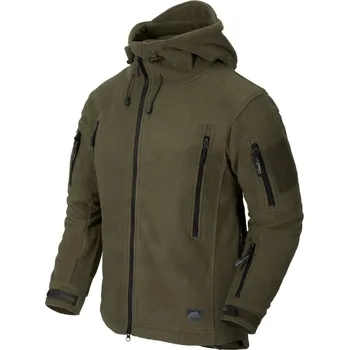 Pánská softshellová bunda Bunda HELIKON PATRIOT Heavy fleece ZELENÁ S