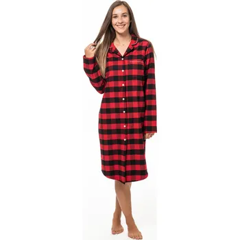 Dámská noční košile LUIZ Dámská flanelová noční košile Monika 179 Velikost: S