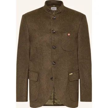 Luis Trenker Pánské Sako Lusandro Slim Fit, olivová, 52