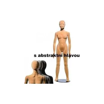 Figurína Figurína, manekýna dětská FLEXIBLE 15 let, dívka, abstrakt, černá barva, flok