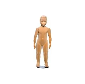 Figurína Figurína, manekýna dětská FLEXIBLE 4-5 let, prolis, tělová, flok, bez podstavce