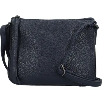 Trendy dámská koženková crossbody kabelka Maewa, tmavě modrá