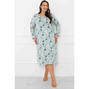 Dámská noční košile Noční košile Italian Fashion Sekvoj - bavlna Mátová XL