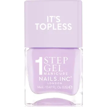 Lak na nehty Nails Inc. It’s Topless gelový lak na nehty pro dlouhotrvající efekt odstín Hailey 14 ml