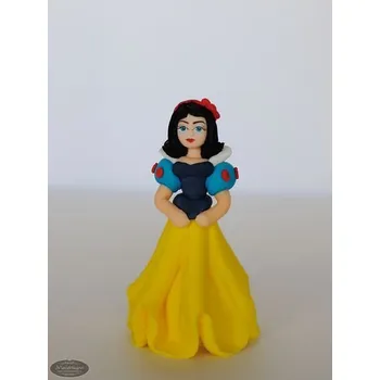 Jedlá dekorace na dort Princezna Sněhurka – cukrová dekorace na dort