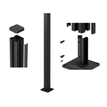 Plotový sloupek Hliníkový sloupek k plotu KETER 180 cm - antracit