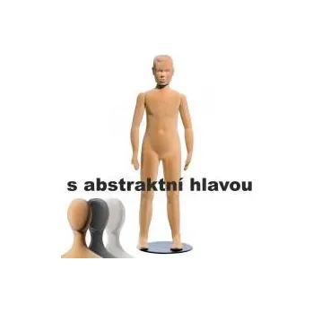 Figurína Figurína, manekýna dětská FLEXIBLE 10 let, abstrakt, tělová, flok, bez podstavce