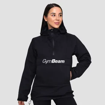 Dámská bunda GymBeam Dámská bunda Rain Smock Black XL černá