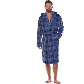 Pánský župan L&L župan pánský Pedro 2457 - modrá, 3XL (Pánský župan L&L Pedro)