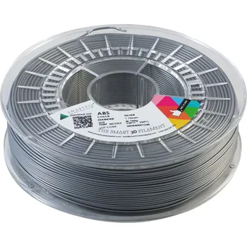 Filament ABS filament stříbrný 1,75 mm Smartfil 1 kg