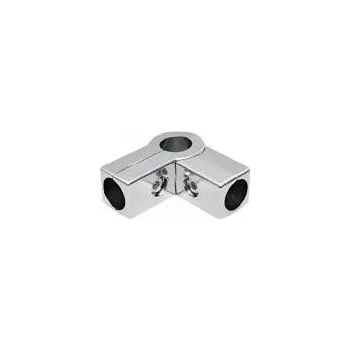 Prodejní regál Trubkový systém BLOCK 16, spojka čtyřcestná, chrom