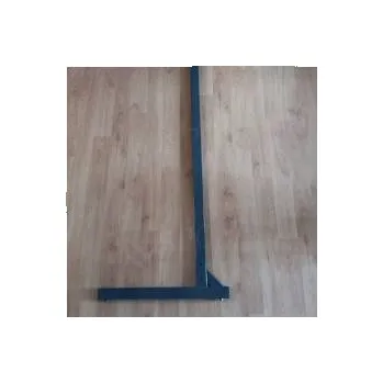 Prodejní regál VARIANT stojina samostojná 30x50 mm, délka 2448 mm, 1x8 mm, šedá RAL