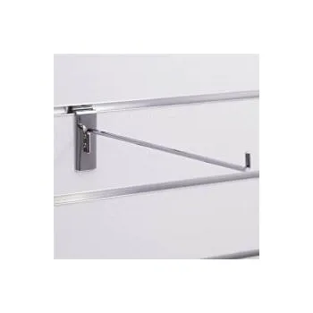 Prodejní regál SLAT hák / háček L, délka 300 mm, chrom