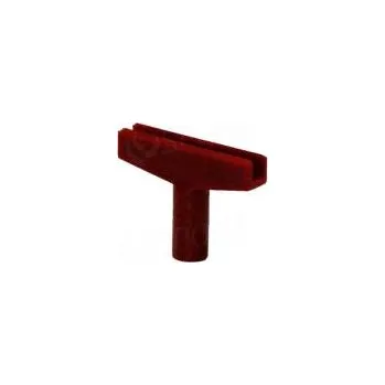 T-kus pro vytvoření stojanu, typ M, šířka 60 mm, červený