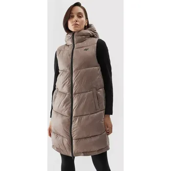 Dámská vesta Dámská prodloužená vesta velikost XS light brown