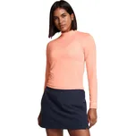 Dámské triko Under Armour Drive LS Mock velikost S flare orange