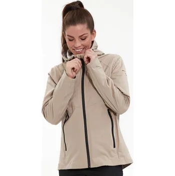 Dámská casual bunda Dámská sportovní bunda Endurance Kommy W Waterproof Jacket W/Hood velikost 40 simply taupe