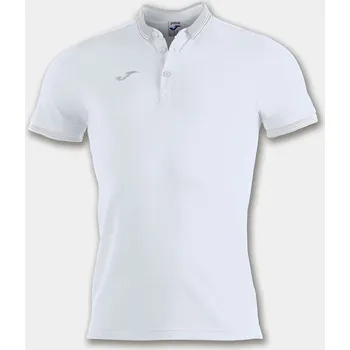 Pánské polo triko Joma Bali II white velikost M bílá