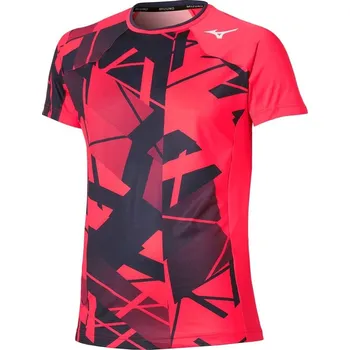 Běžecké oblečení Běžecké tričko Mizuno DB Shadow Graphic SS Tee 62GAC50166 Velikost textilu: L