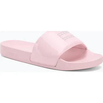 Dámské pantofle Dámské nazouváky Tommy Hilfiger Flag Pool Slide Patent misty pink