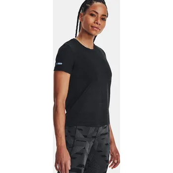 Dámské tričko Běžecké tričko dámské Under Armour Seamless Stride SS - black/black/reflective