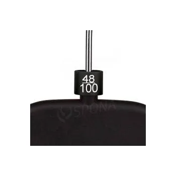 Ramínko Minireitery kalhotkové, značení "48/100", černá barva, bílý potisk, 25ks