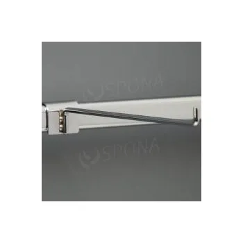 Prodejní regál VARIANT hák / háček L, délka 250 mm (C25), chrom