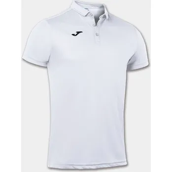 Pánské polo tričko Joma Polo Shirt Hobby S/S White velikost 4XS bílá