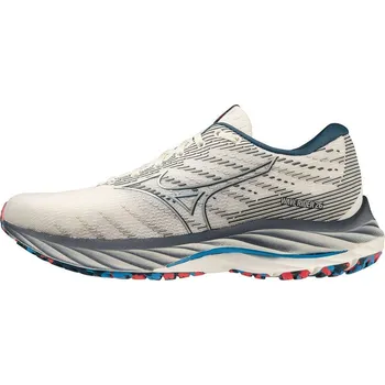 Dámská běžecká obuv Dámská běžecká obuv Mizuno Wave Rider 26 velikost bot 38,5 snow white / silver / ibiza blue
