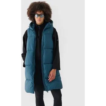 Dámská vesta Dámská péřová vesta 4F velikost XS modrá