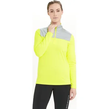 Dámská mikina Dámská běžecká mikina Endurance Tusina W velikost 40 safety yellow