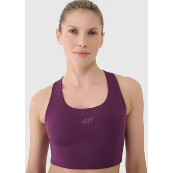 Podprsenka Dámská sportovní podprsenka 4F velikost L dark violet