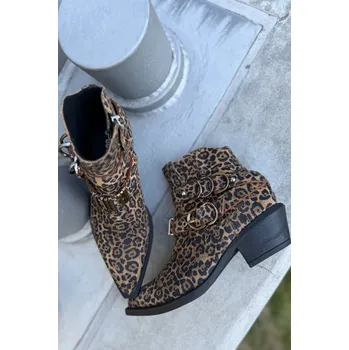 Dámské kozačky Dámské boty PINKO TEX 13 ANKLE BOOTS SD0343P088M36 zvířecí motiv Velikost: 41