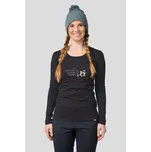 Dámské bavlněné tričko Hannah Elara velikost 38 anthracite