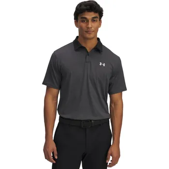 Pánské tričko Pánské tričko Under Armour UA T2G Printed Polo velikost S šedá