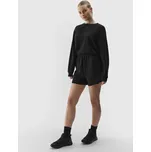 Dámské teplákové šortky s přídavkem modálu 4F - černé velikost XS černá