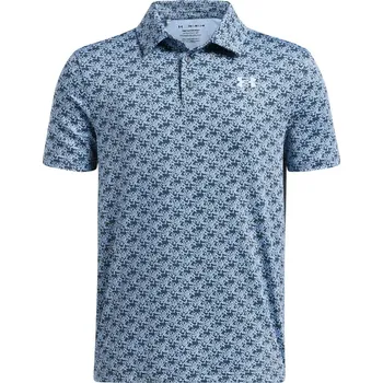 Pánské tričko Chlapecké polo tričko Under Armour Playoff Printed Polo velikost YM midnight navy
