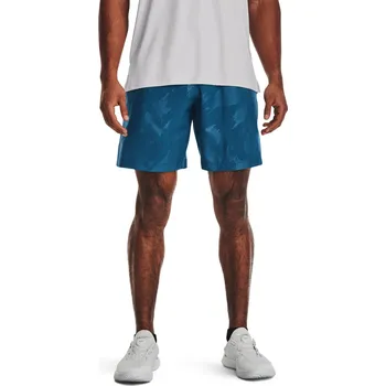 Pánské kraťasy Pánské kraťasy Under Armour Woven Emboss Shorts velikost S varsity blue