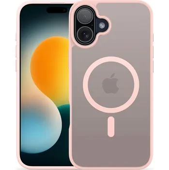 Telefonní příslušenství Kryt DUX DUCIS Yind pro iPhone 17 - podp. MagSafe - plastový / gumový - světle růžový