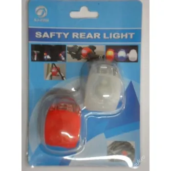 Cyklosvítilna PRC SILIKONOVÁ SVĚTLA NA KOLO - 2KS - PŘEDNÍ A ZADNÍ