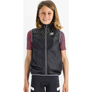 Cyklistická vesta SPORTFUL Cyklistická vesta - KID REFLEX - černá 10Y
