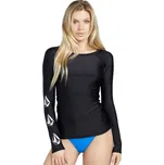 Volcom dámské tričko Simply Core Ls Black | Černá | Velikost M