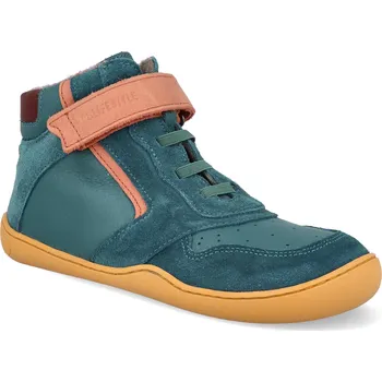 Dívčí zimní obuv Barefoot dětské zimní boty bLIFESTYLE - Anura petrol zelené Velikost: 31