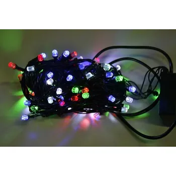 Vánoční dekorace PRC VÁNOČNÍ OSVĚTLENÍ 100 VELKÝCH LED DIOD - BAREVNÉ