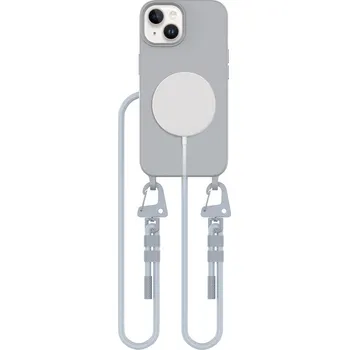 Pouzdro na mobilní telefon KRYT TECH-PROTECT MAGNECKLACE MAGSAFE IPHONE 14 CRAYON GREY